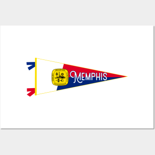 Memphis Flag Pennant Posters and Art